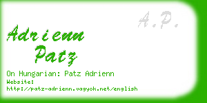 adrienn patz business card